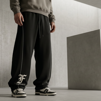 Relaxed Fit Black Sweatpants