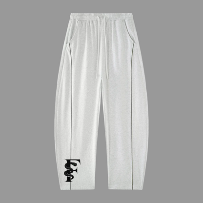 Relaxed Fit Gray Sweatpants