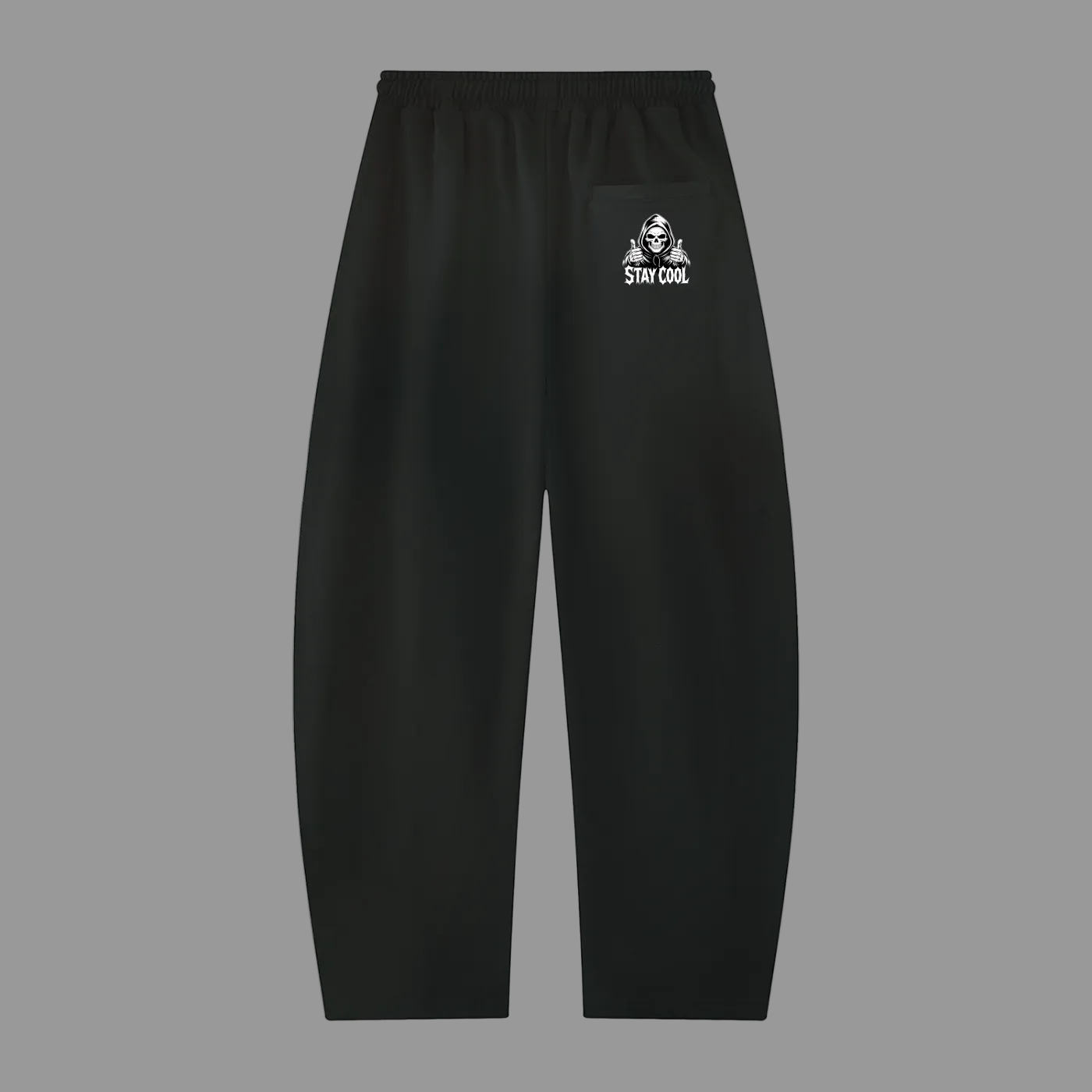 Relaxed Fit Black Sweatpants