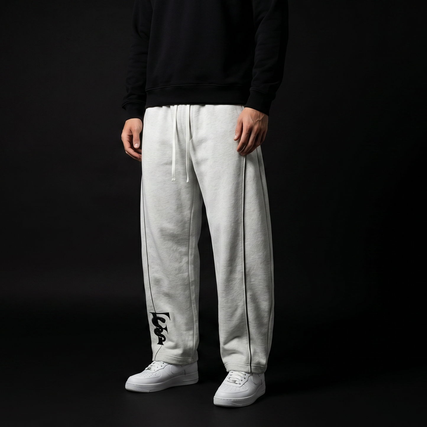 Relaxed Fit Gray Sweatpants
